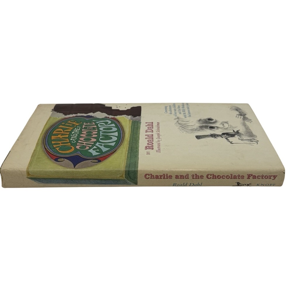 Charlie and The Chocolate Factory-Revised Edition 1973 Roald Dahl-VG-Willy Wonka - Picture 13 of 16